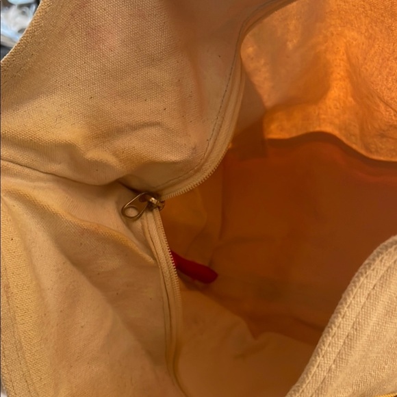 MZ Wallace Yellow and Cream Tote Bag with Spacious Design - Picture 9 of 14